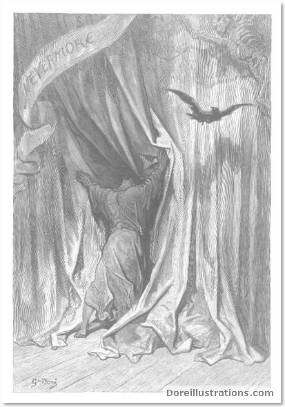 Dore's Illustrations of Edgar Allan Poe's the Raven