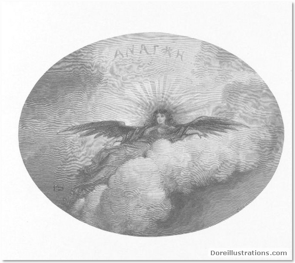 Dore's Illustrations of Edgar Allan Poe's the Raven