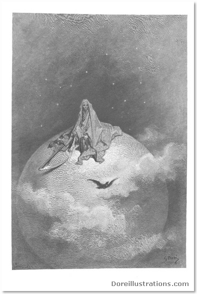 Dore's Illustrations of Edgar Allan Poe's the Raven
