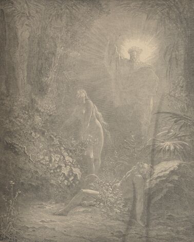 The Creation of Eve, Dore Illustrations: Image 2 of 413  -  30 kB - 