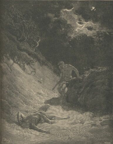 The Old Testament - The Murder of Abel - by Gustave Dore -003th.jpg (34K)