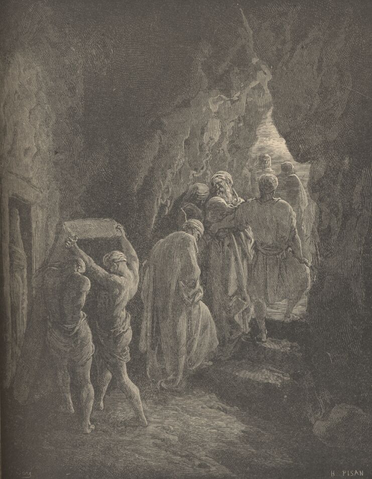 Dore Bible Illustrations: THE BURIAL OF SARAH, Image 23 of 413  -  147 kB