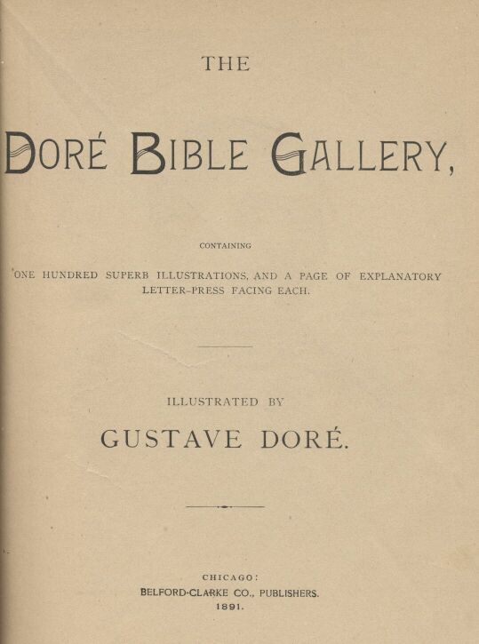 The Bible (New Testament) - drawing by Gustave Dore - titlepg.jpg (39K)