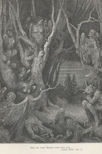 Dore Illustrations from the Divine Comedy - Hell, 13-135b.jpg - 127 KB
