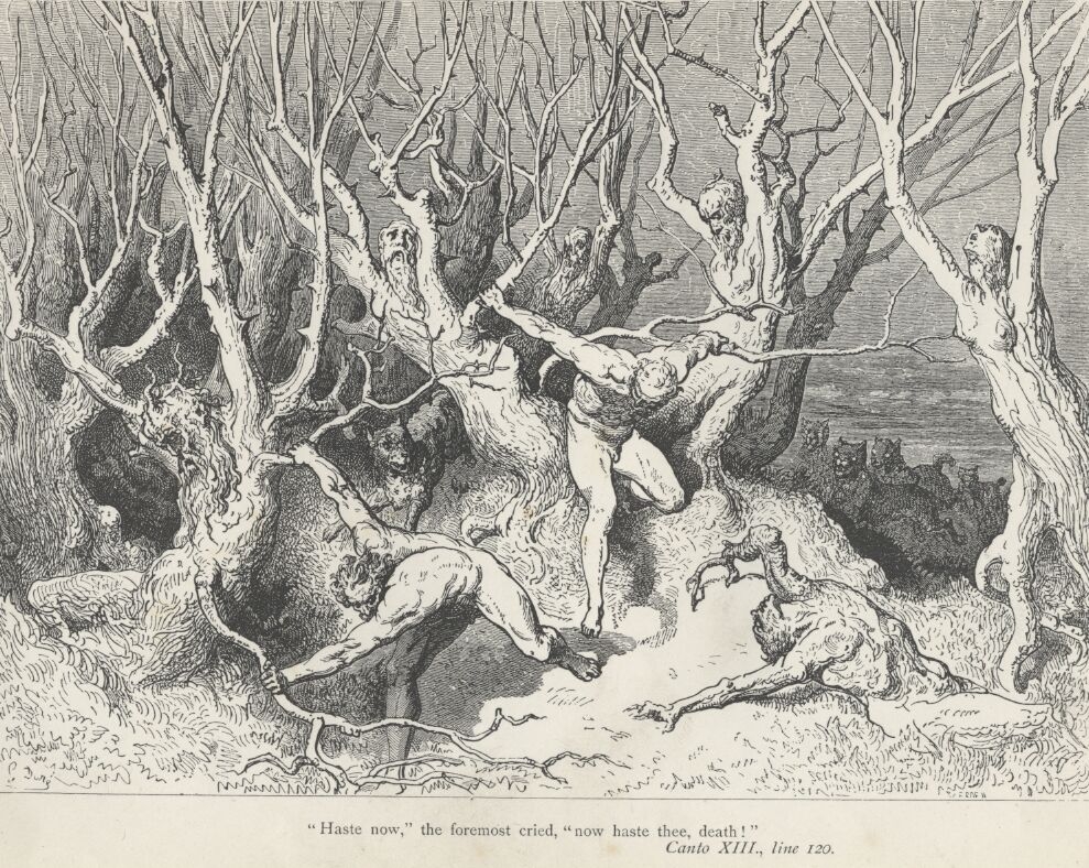 Dore Illustrations from the Divine Comedy - Hell, 13-143.jpg - 700 KB