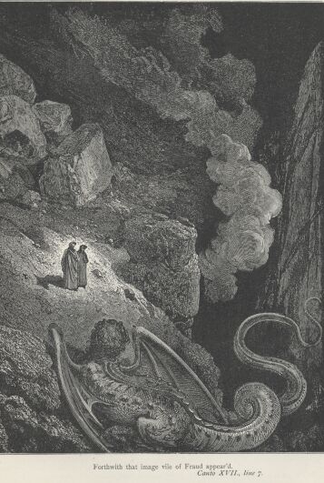 Dore Illustrations from the Divine Comedy - Hell, 17-167b.jpg - 130 KB