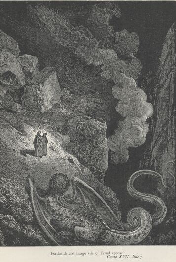 Dore Illustrations from the Divine Comedy - Hell, 17-167b.jpg - 130 KB
