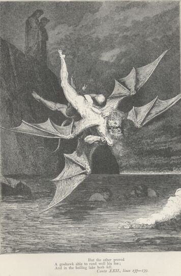 Dore Illustrations from the Divine Comedy - Hell, 22-215b.jpg - 116 KB