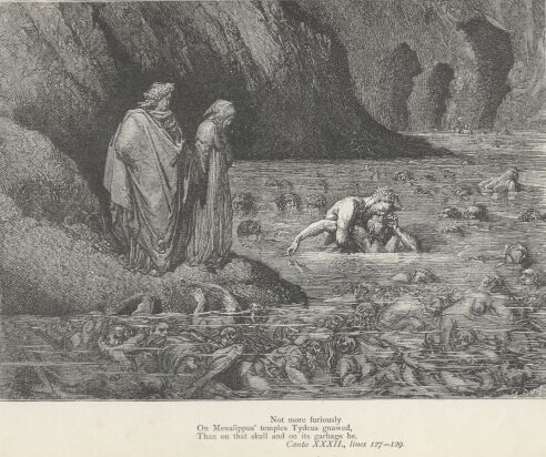 Dore Illustrations from the Divine Comedy - Hell, 32-309b.jpg - 137 KB