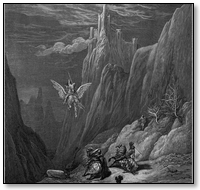 Orlando Furioso illustration by Gustave Dore - image  14