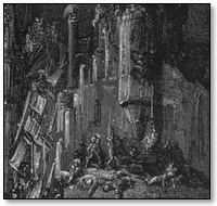 Orlando Furioso illustration by Gustave Dore - image  7