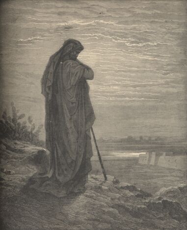 Illustration Showing THE PROPHET AMOS, from The Bible (Old Testament) - drawing by Gustave Dore - 053th.jpg (30K)