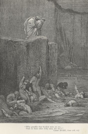 Dore Illustrations from the Divine Comedy - Hell, 18-181b.jpg - 119 KB